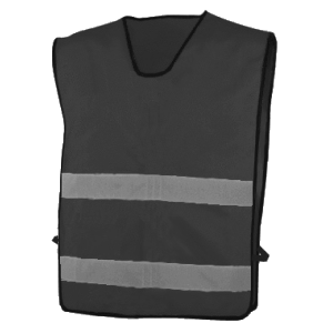 Peto d'alta visibilitat, de material reflector. Peto d'alta visibilitat, de material reflector.