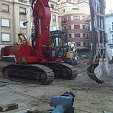 Maquinària per a excavació de mur pantalla