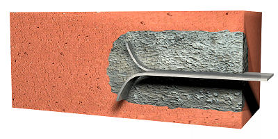 Amb bastiment de base, fixat al parament mitjançant rebut de les patilles d'ancoratge amb morter de ciment (mà d'obra no inclosa en aquest preu)