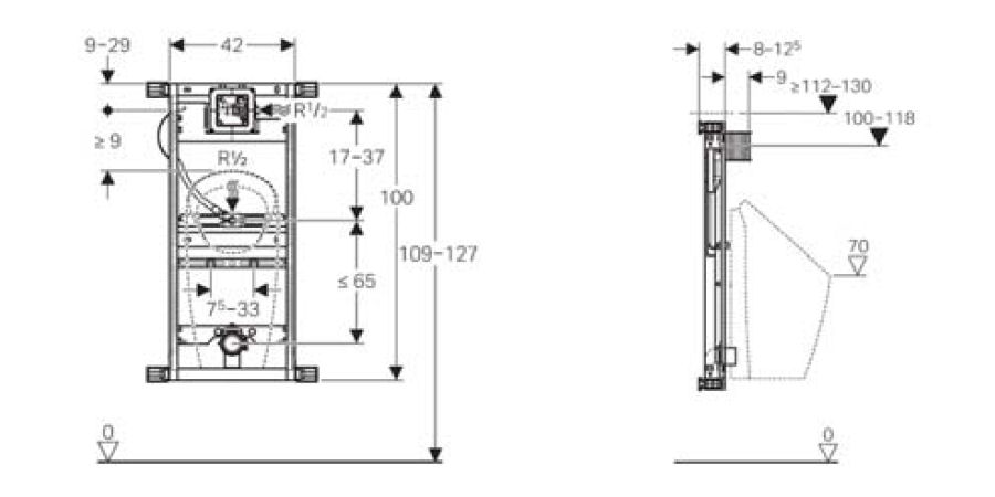 D'altura ajustable entre 1090 i 1270 mm, per a capçal polvoritzador